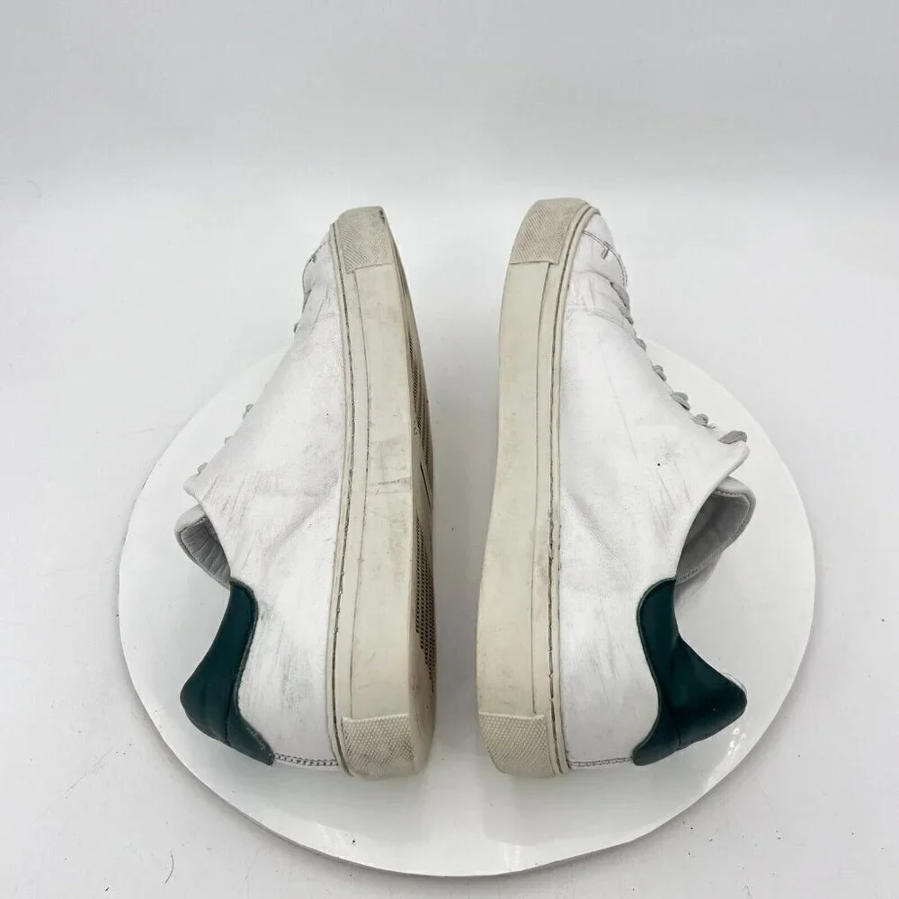 Alexander Laude Women Size EU 41 US 10 White Leather Lace Up Casual Shoes